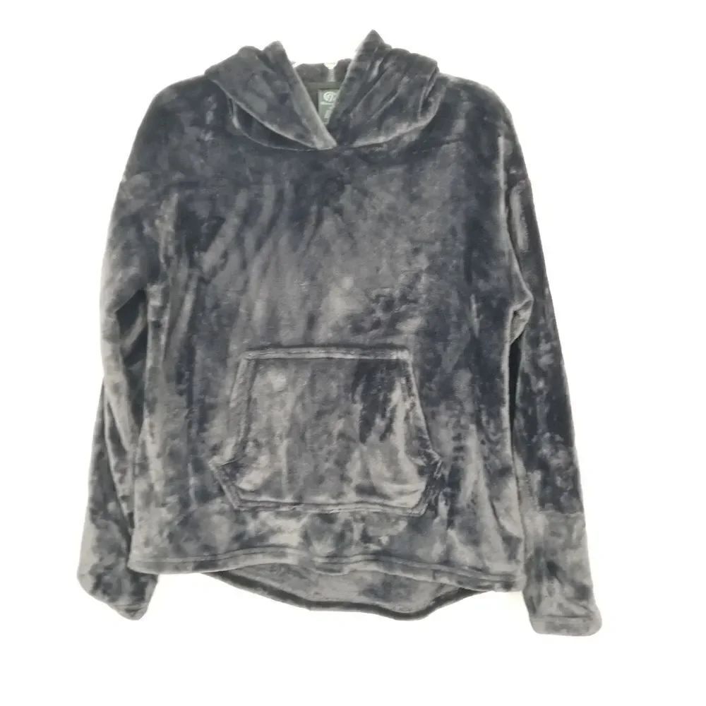 Champian cozy and soft hooded navy pullover